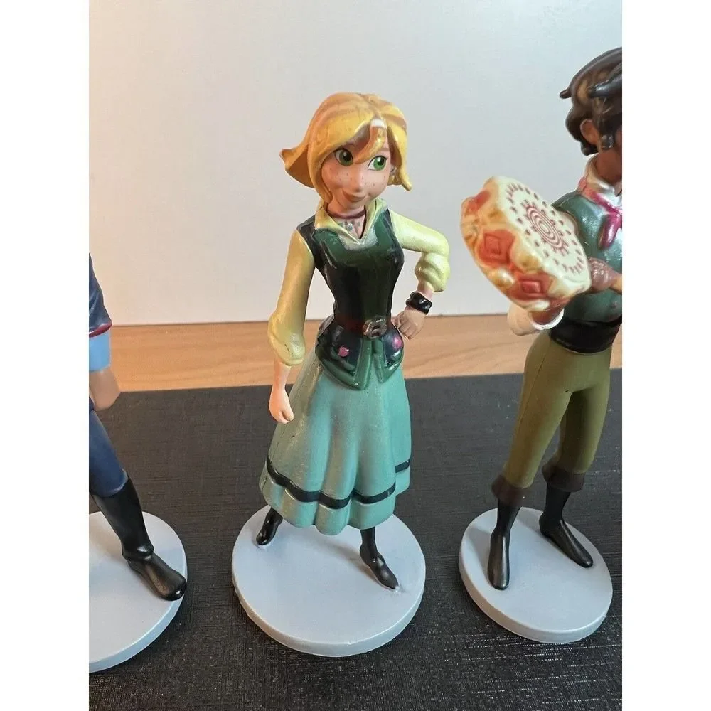 Elena of Avalor Playset 4 Figure Cake Topper Toy Doll Set Loose